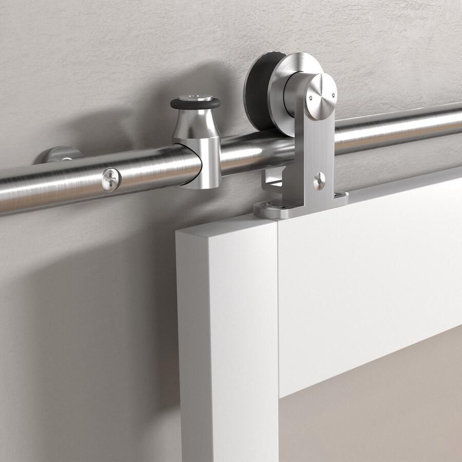 Sotech RVS schuifdeurset MANSION (van boven vast te schroeven) tot 80 kg deurgewicht max. 1000 mm deurbreedte en 30-40 mm deurdikte