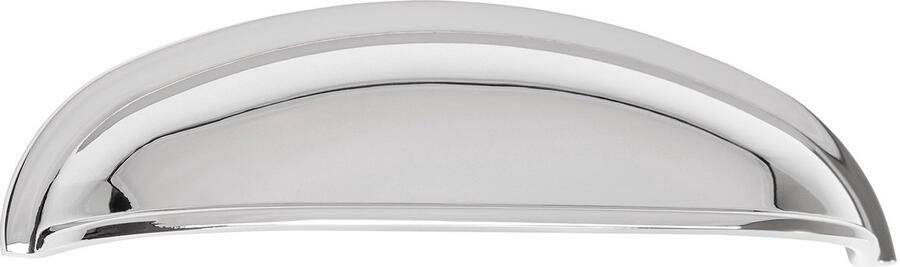 Sotech Schelpgreep NICK gepolijst chroom BA 96 mm kastgreep keukengreep meubelgreep van