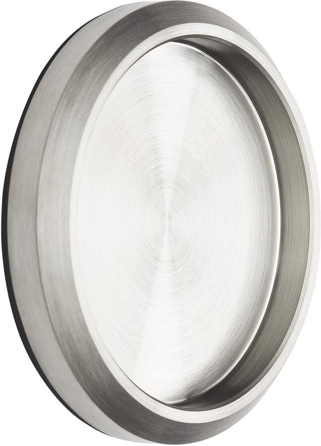 Sotech Schuifdeurgreep MILA greep-Ø: 58 mm zelfklevende Meubelgreep roestvrij stalen Schelpgreep voor glazen deuren & kamerdeuren Schelpgreep om op glazen Deurgreep te plakken van