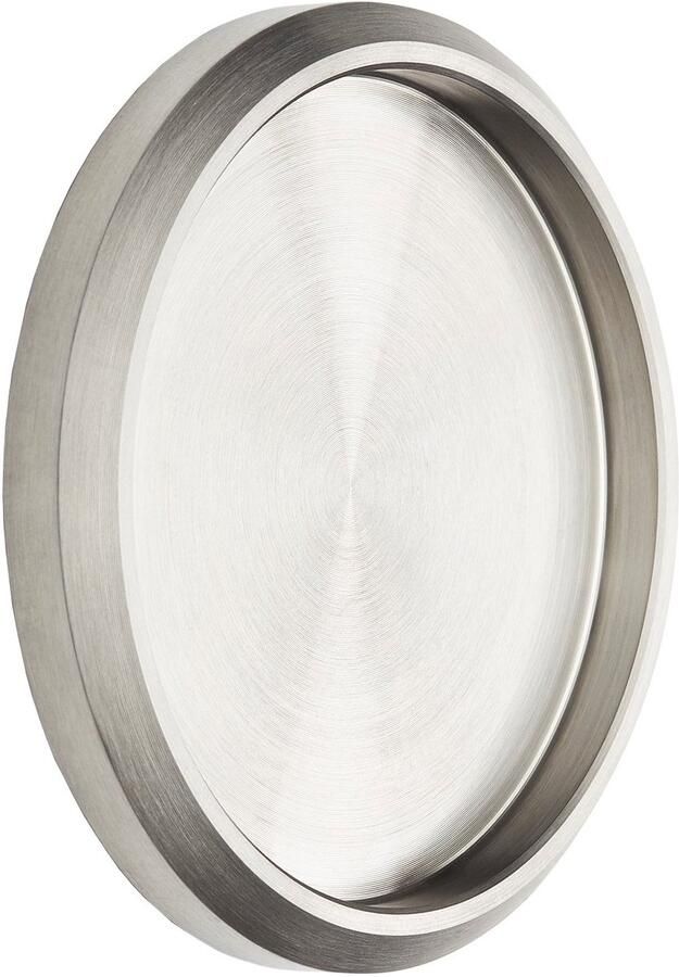 Sotech Schuifdeurgreep MILA greep-Ø: 70 mm zelfklevende Meubelgreep inox Schaalgreep voor glazen deuren & kamerdeuren Schaalgreep voor vast te lijmen Glasdeurgreep van