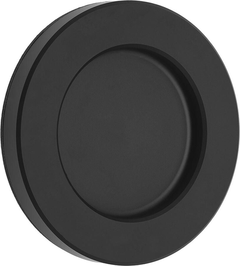 Sotech Schuifdeurgreep TEYO zwart geanodiseerd Ø 70 x 8 mm zelfklevend (3M VHB) Meubelgreep inox schaalgreep voor glasdeuren & kamerdeuren Handgreepschaal om op te kleven Glasdeurgreep van