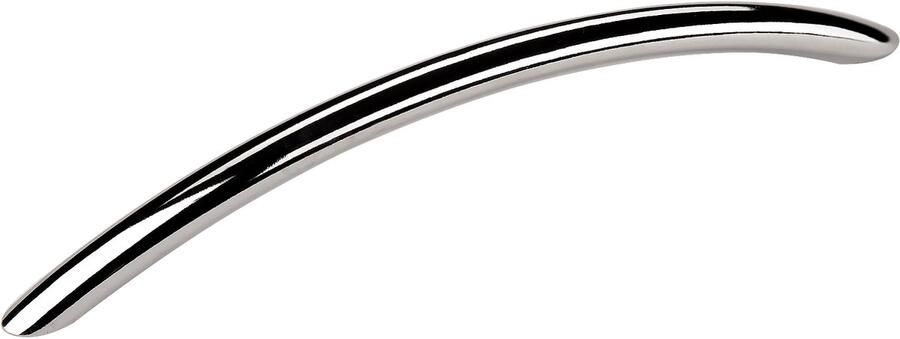 Sotech Set van 10 meubelbeugels TONY BA 160 mm gebogen handgreep gepolijst chroom met hoogte 30 mm en diameter 10 mm