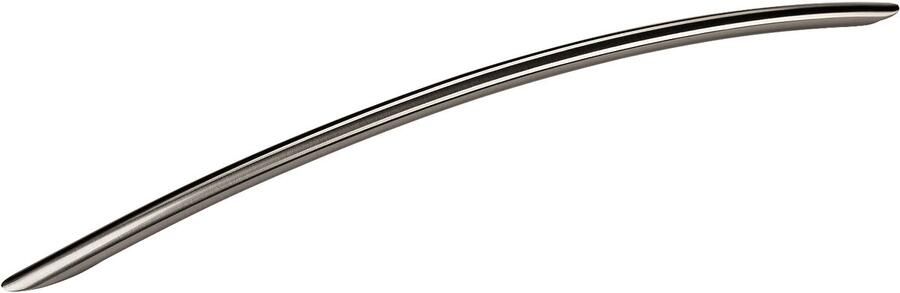 Sotech Set van 10 meubelgreep TONY BA 288 mm roestvrij staal look gebogen handgreep met hoogte 30 mm en diameter 10 mm