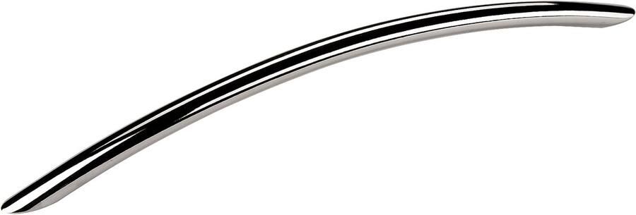 Sotech Set van 10 meubelgrepen TONY BA 224 mm gepolijst chroom gebogen greep met hoogte 30 mm en diameter 10 mm