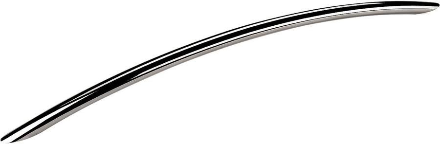 Sotech Set van 10 meubelgrepen TONY BA 288 mm gepolijst chroom gebogen greep met hoogte 30 mm en diameter 10 mm