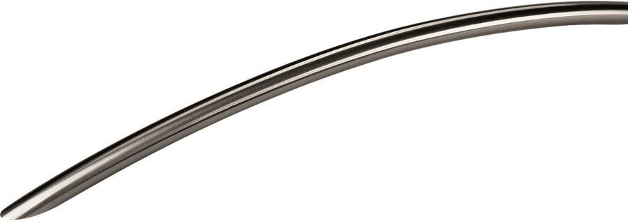 Sotech Set van 10 meubelgrepen TONY BA 352 mm roestvrij staal look gebogen greep met hoogte 30 mm en diameter 10 mm