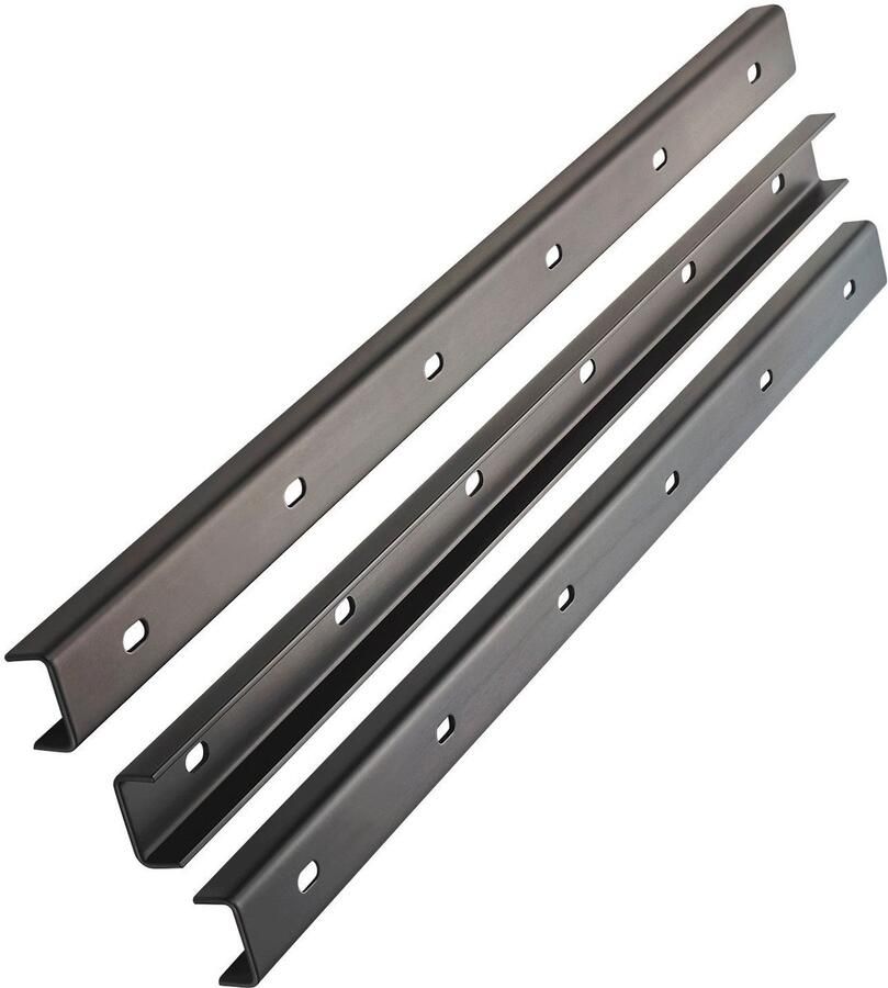 Sotech Set van 3 verstevigingsprofielen 700 x 40 x 20 mm voor het SPIDER tafelframe U-vormig Materiaal staal vintage look afwerking Verstevigingsprofiel