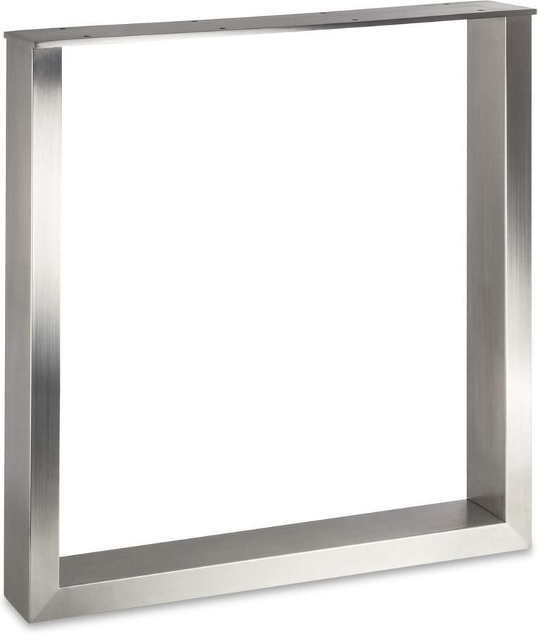 Sotech Tafelonderstel KUFE echt roestvrij staal hoogte verstelbaar (Hoogte: 720 mm Diepte: 700 mm)