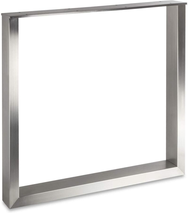 Sotech Tafelonderstel KUFE echt roestvrij staal hoogte verstelbaar (Hoogte: 720 mm Diepte: 800 mm)