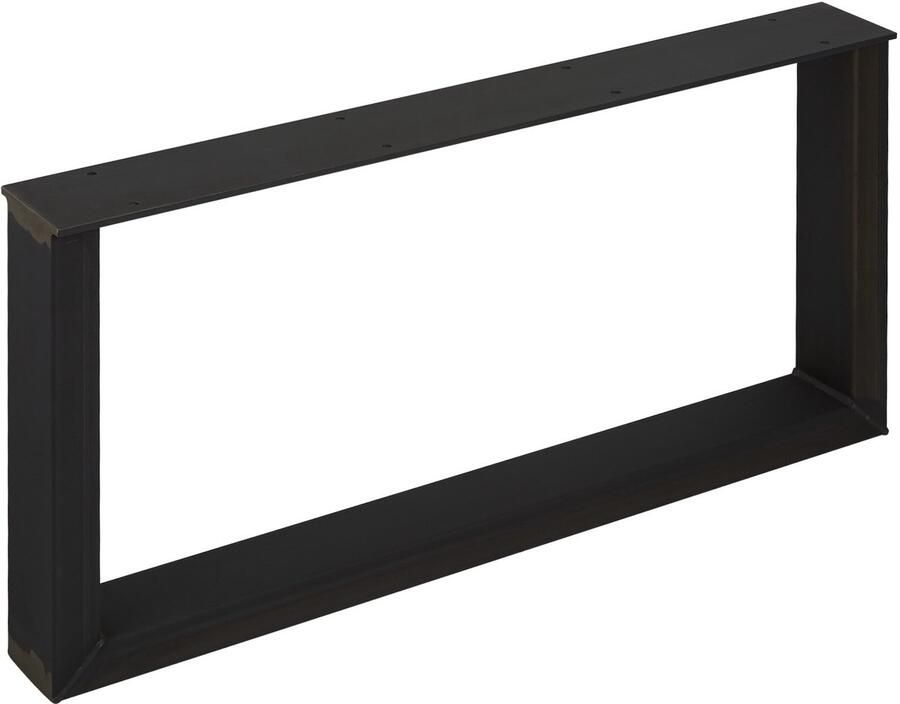 Sotech Tafelonderstel TAB Staal Used Look Profiel 80 x 40 mm (Hoogte: 400 mm Diepte: 800 mm)