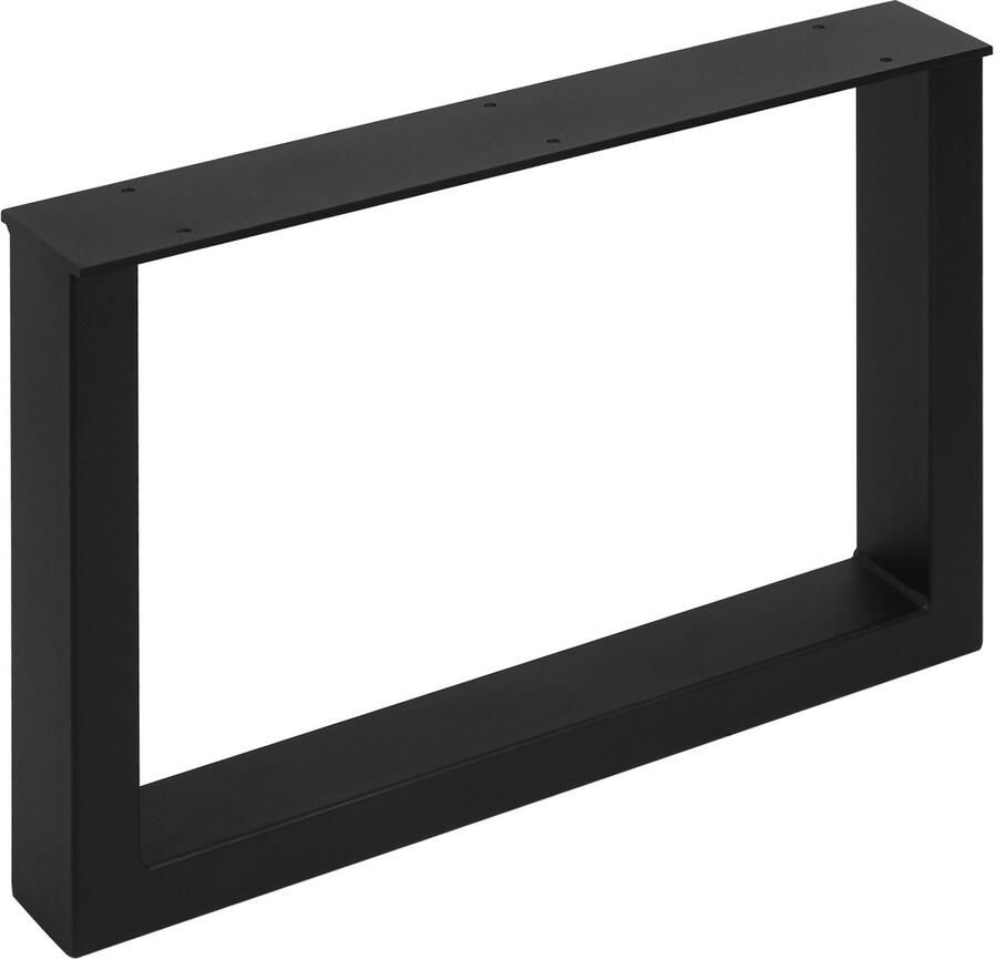 Sotech Tafelonderstel TAB Staal zwart mat Profiel 80 x 40 mm (Hoogte: 400 mm Diepte: 600 mm)