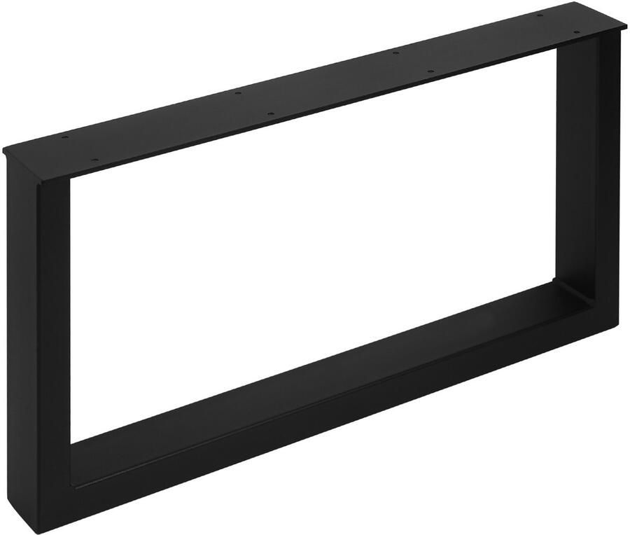 Sotech Tafelonderstel TAB Staal zwart mat Profiel 80 x 40 mm (Hoogte: 400 mm Diepte: 800 mm)