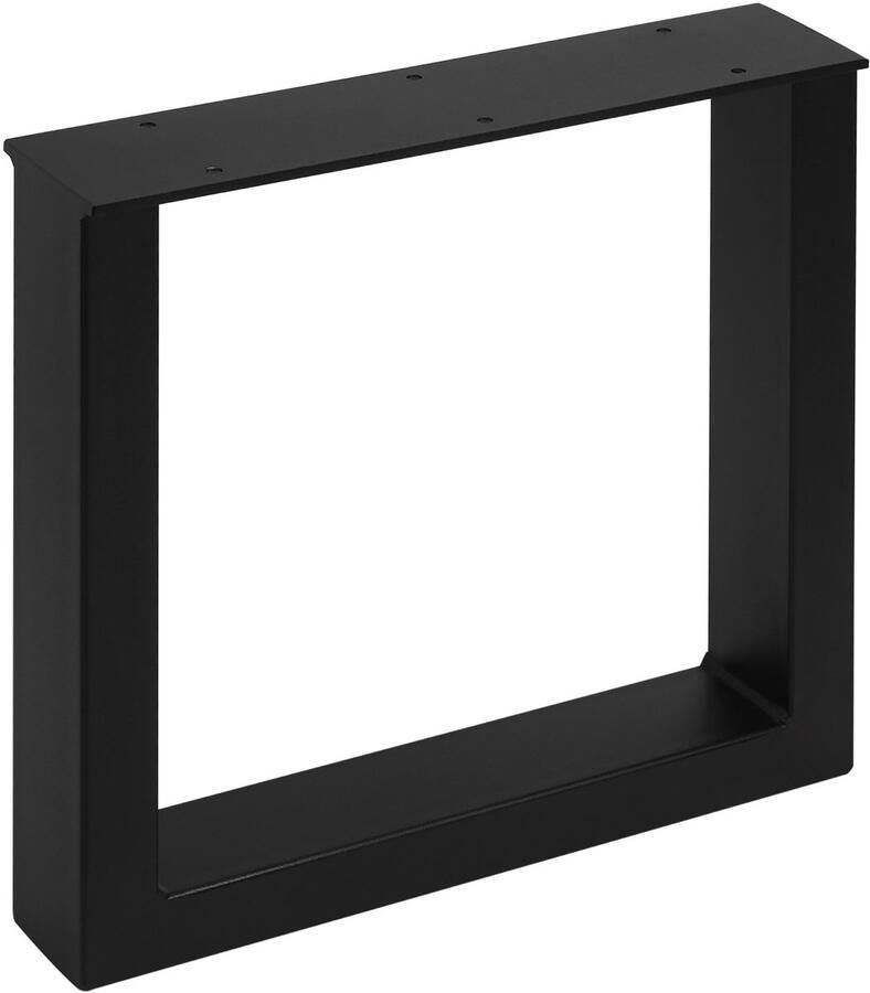 Sotech Tafelonderstel TAB Staal zwart mat Profiel 80 x 40 mm (Hoogte: 420 mm Diepte: 430 mm)