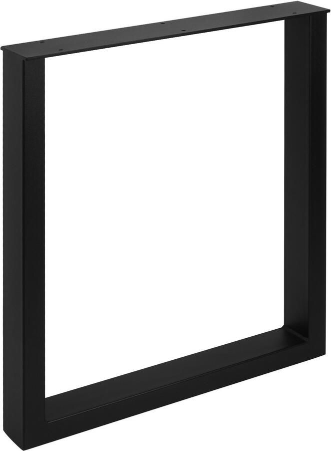 Sotech Tafelonderstel TAB Staal zwart mat Profiel 80 x 40 mm (Hoogte: 720 mm Diepte: 600 mm)