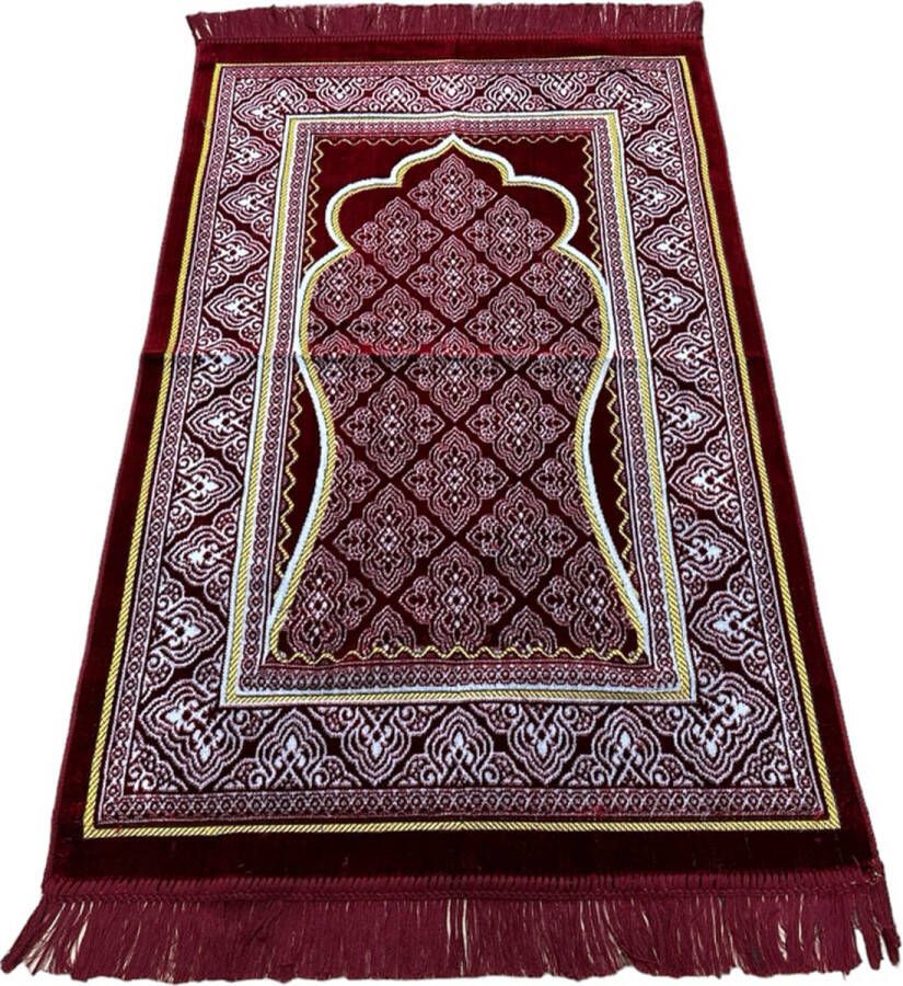 Noorgifts Gebedskleed Mihrab Motief Rood