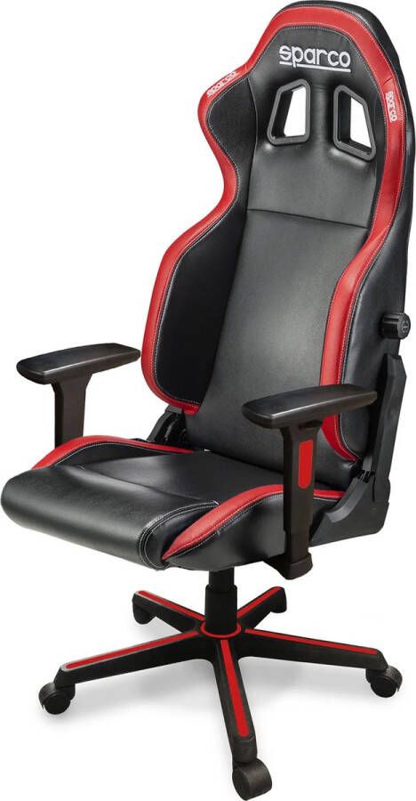 SPARCO ICON SKY Racing Series Gaming Office Bureaustoel Zwart Rood Optimaal comfort voor gamers en professionals