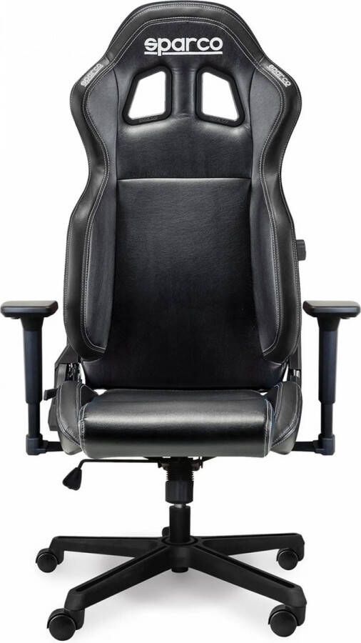 SPARCO ICON SKY Racing Series Gaming Office Bureaustoel Zwart Zwart Optimaal comfort voor gamers en professionals