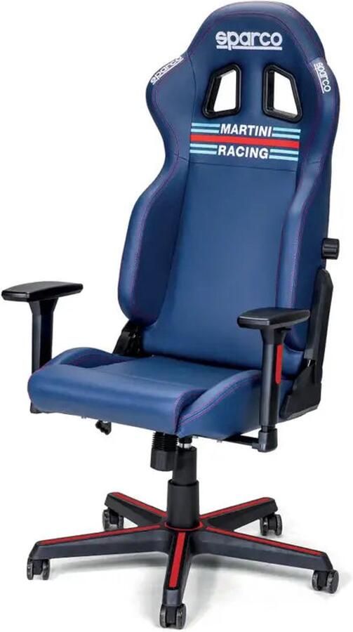 SPARCO ICON Bureaustoel Martini Racing marineblauw Bureaustoel 00998SPMR