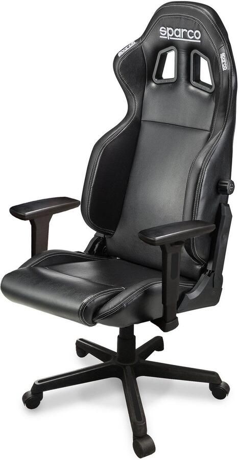 SPARCO ICON SKY Racing Series Gaming Office Bureaustoel Zwart Zwart Optimaal comfort voor gamers en professionals - Foto 2