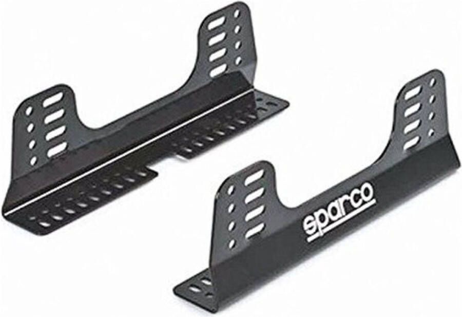 SPARCO Zijsteun voor racestoel Zwart Staal (3 mm) (400 mm) (2 pcs)