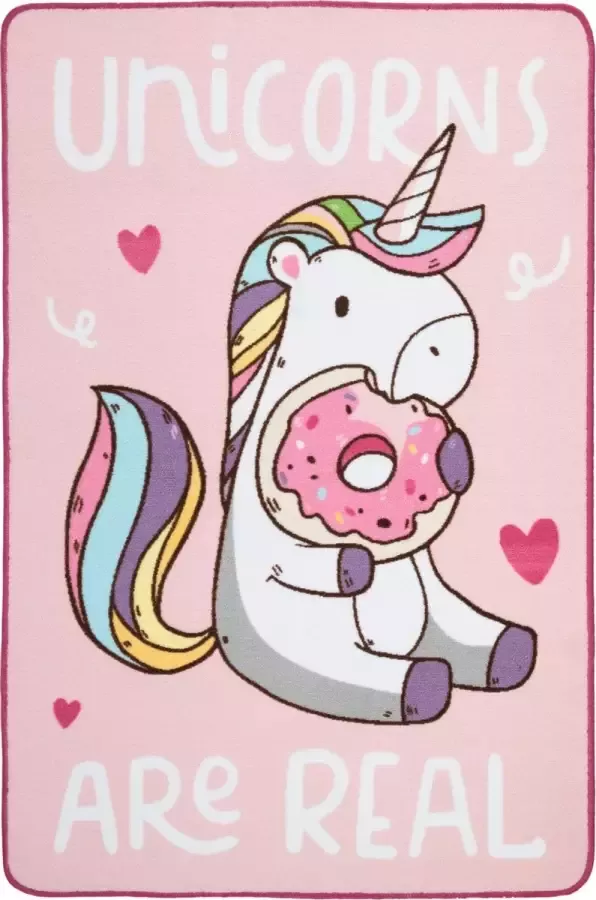 Speeltapijt.com Unicorn vloerkleed voor meisjeskamer 100x150cm