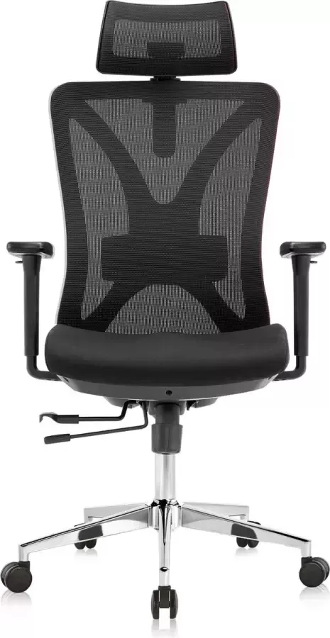 Stabureaus Ergonomische Bureaustoel Volwassenen Verstelbaar EN1335 Gecertificeerd Office Chair voor Thuis & Kantoor Geschikt voor 8 uur zitten