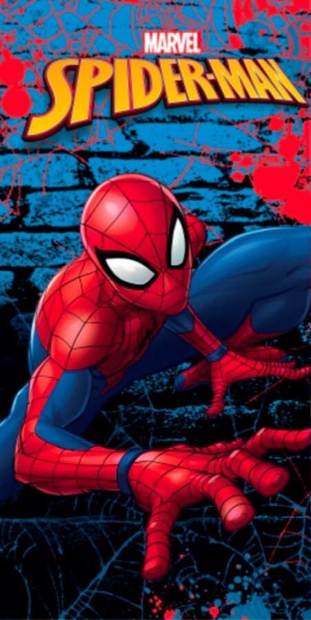 Spiderman™ Spiderman Badlaken 70x140cm KAtoen
