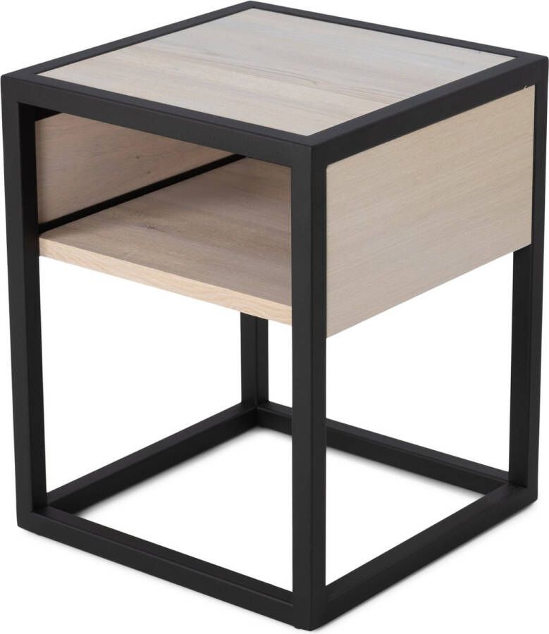 Spinder Design DIVA ONE-NIGHTSTAND Nachtkast White Sand Zwart - Foto 1