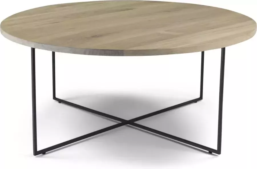 Spinder Design Dress Salontafel 79x33 5 Cm Hout staal Bruin - Foto 2