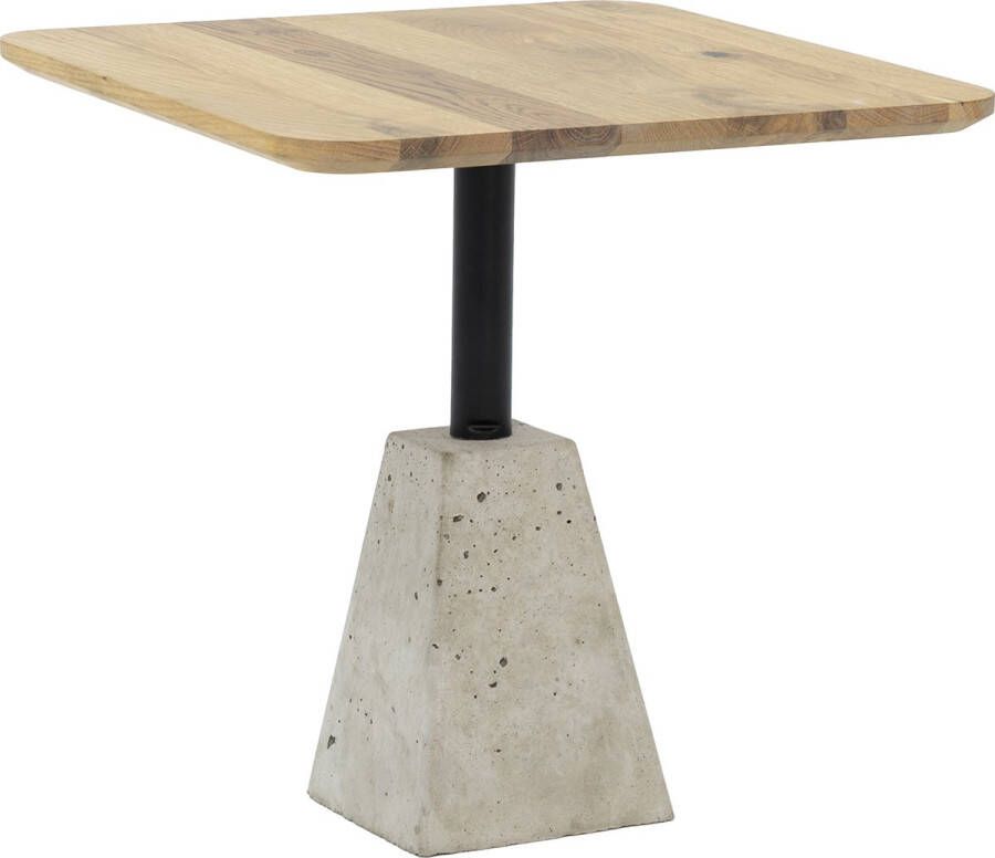 Spinder Design FLAVOUR 40 x 40 Bijzettafel Beton Eiken