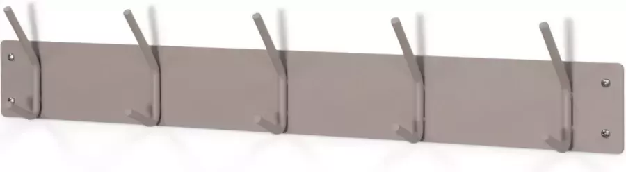 Spinder Design Fusion Wandkapstok met 5 haken 70x6x12 cm Zijdeachtige Taupe - Foto 1