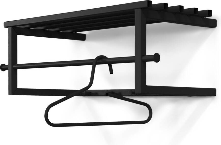 Spinder Design kapstok Marco Zwart 5 haken Staal