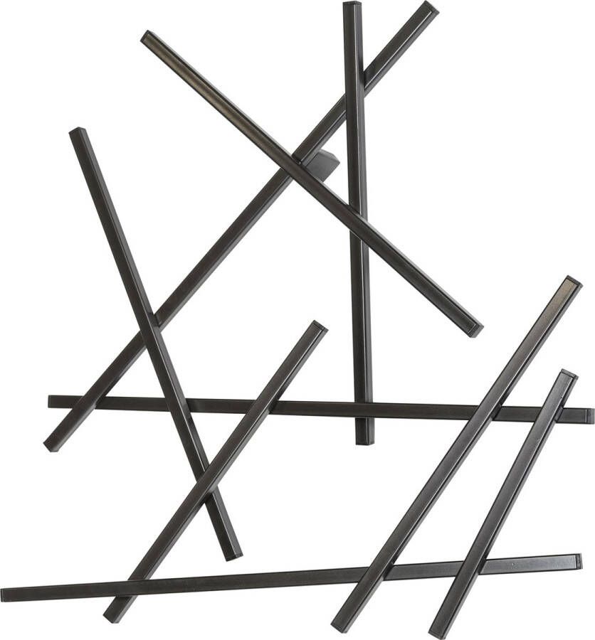 Spinder Design Matches XS Kapstok met 7 Haken 80x75x10 cm Blacksmith