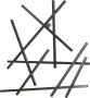 Spinder Design Matches XS Kapstok met 7 Haken 80x75x10 cm Blacksmith - Thumbnail 1
