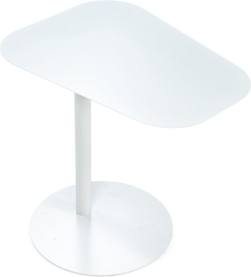 Spinder Design NOORA Bijzettafel Wit Scandinavian White 50 cm hoog