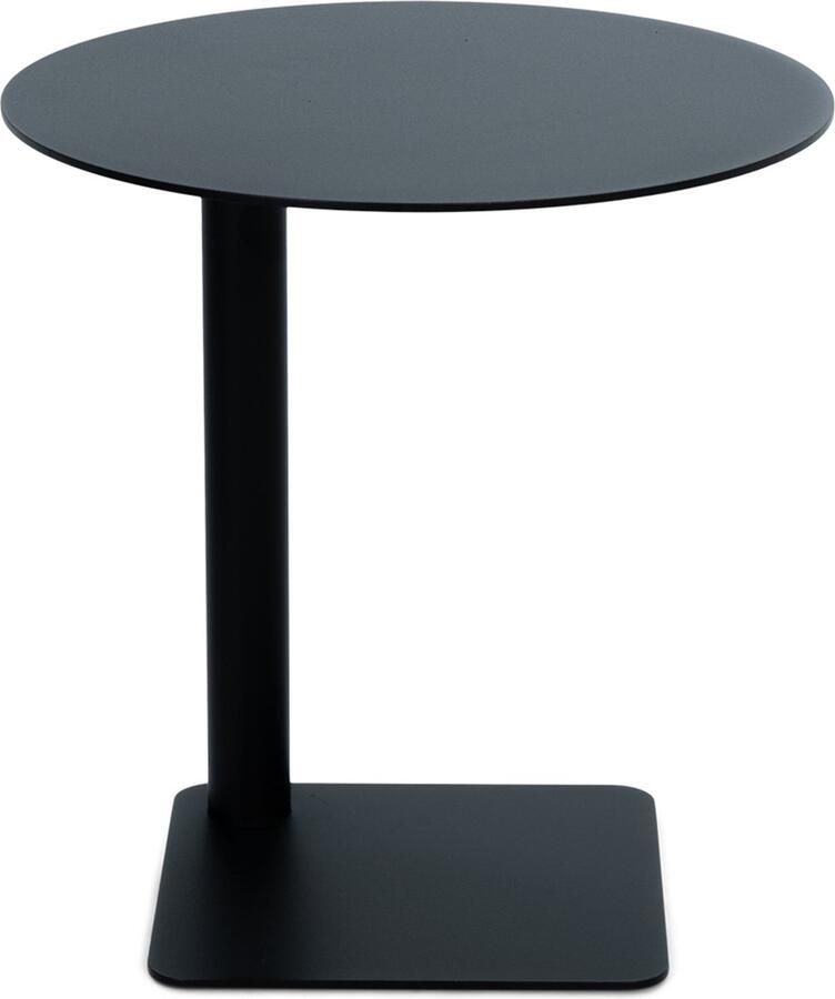 Spinder Design bijzettafel Sunny 40 Zwart Ø 40 Staal
