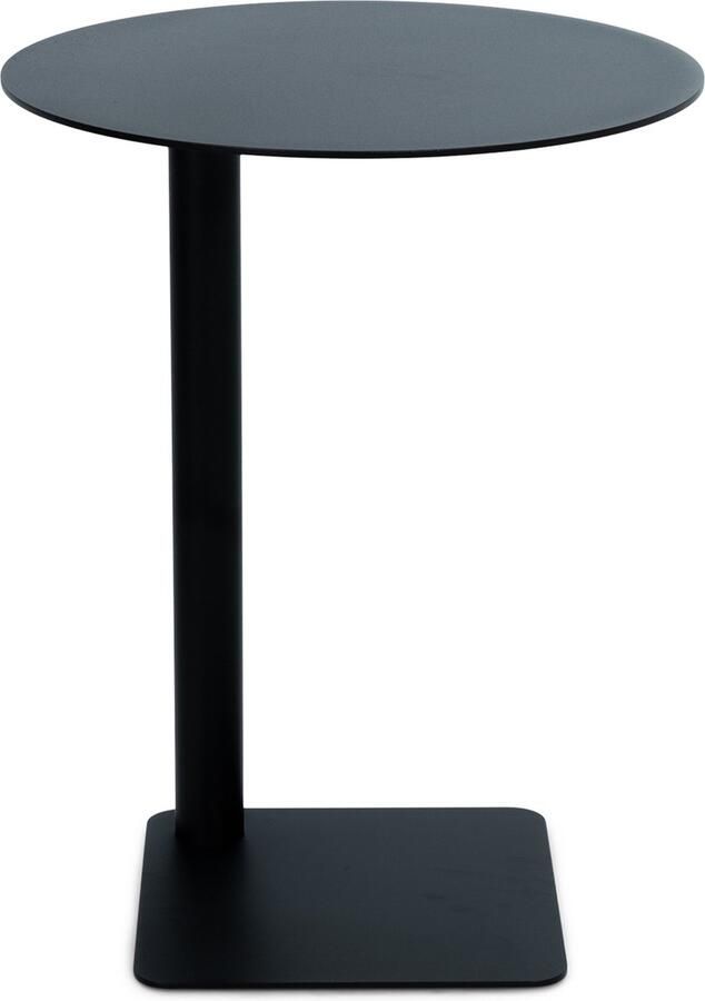 Spinder Design bijzettafel Sunny 50 Zwart Ø 40 Staal