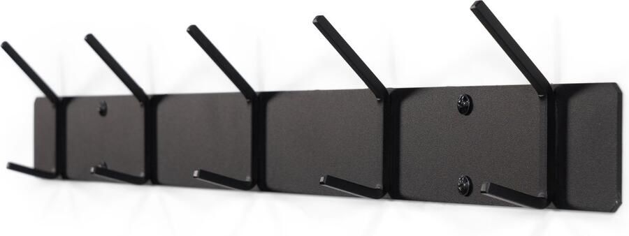 Spinder Design Cappa 5 Wandkapstok Zwart