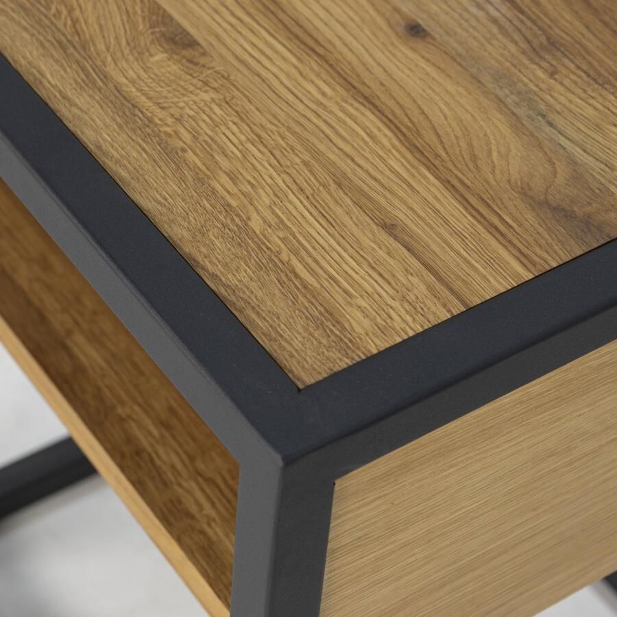 Spinder Design DIVA ONE-NIGHTSTAND Nachtkast Naturel | Zwart