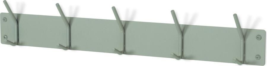 Spinder Design Fusion Wandkapstok met 5 haken 70x6x11 5 cm Groen - Foto 3