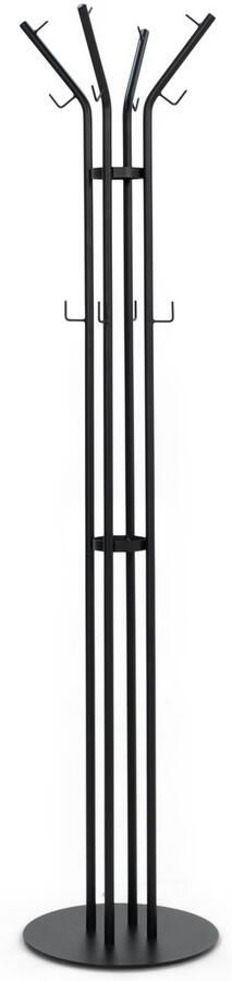 Spinder Design kapstok Charly Zwart 12 haken Staal