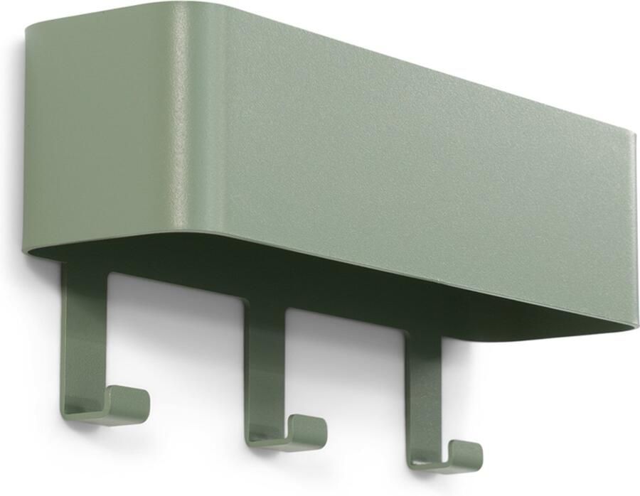 Spinder Design Dax Play 3 Wandkapstok met 3 haken 27x7 5x12 cm Groen