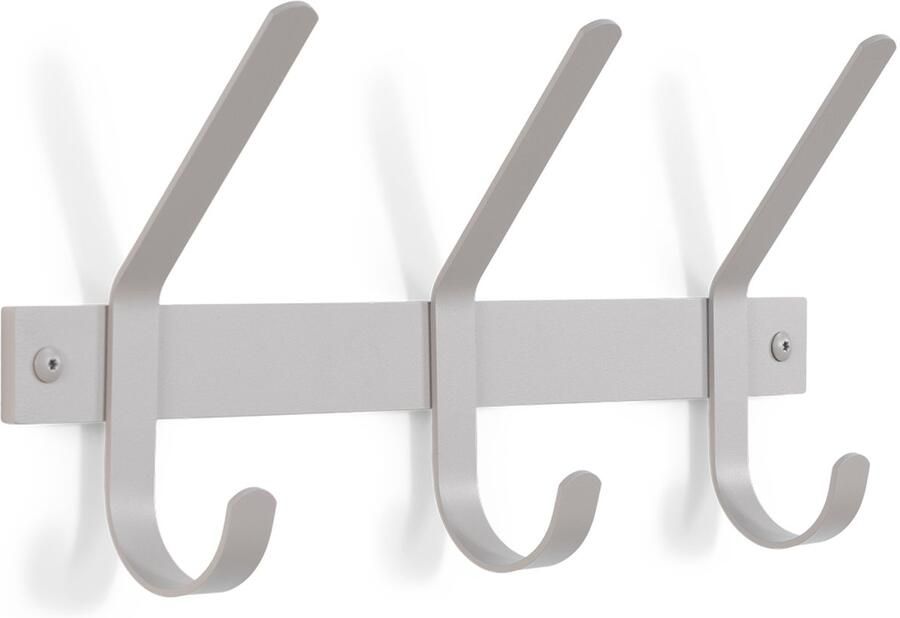 Spinder Design kapstok Dexter 3 Silky Taupe 3 haken Staal