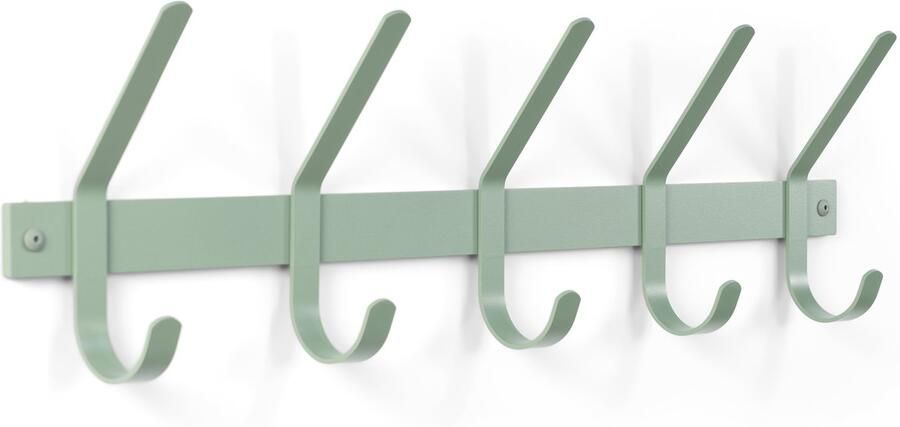 Spinder Design kapstok Dexter 5 Dusty Green 5 haken Staal - Foto 3