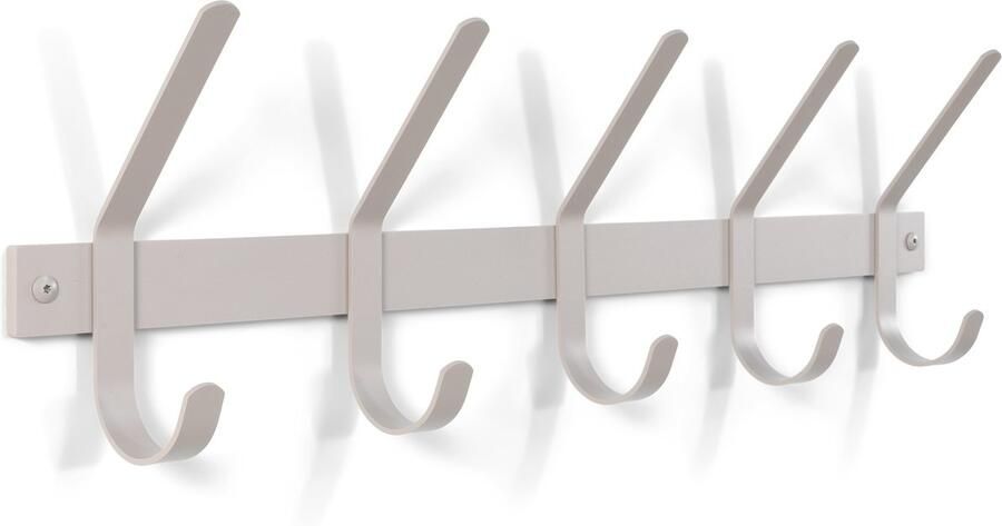 Spinder Design kapstok Dexter 5 Silky Taupe 5 haken Staal