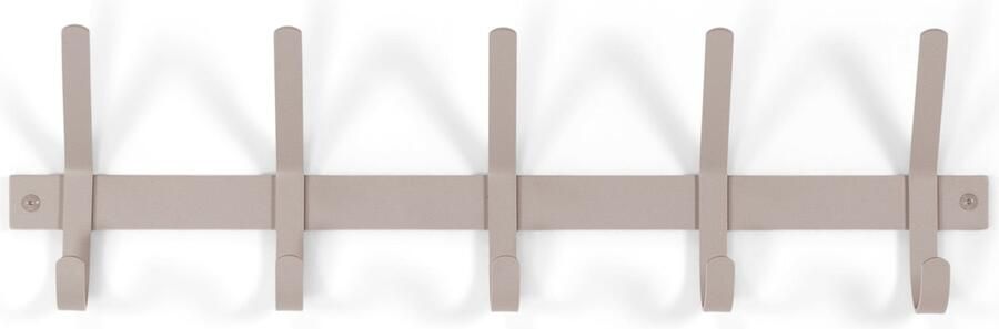 Spinder Design kapstok Dexter 5 Silky Taupe 5 haken Staal - Foto 3