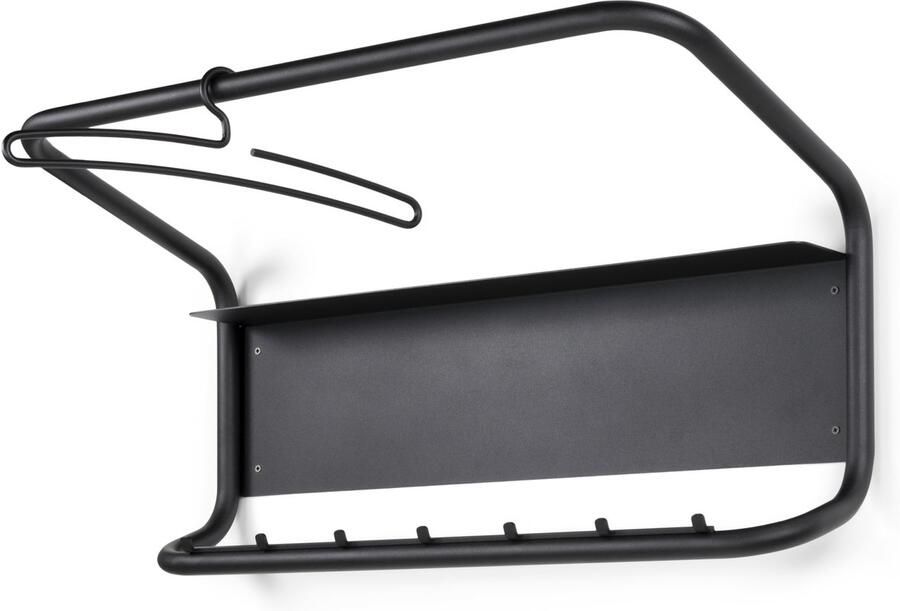 Spinder Design kapstok Flux Zwart 7 haken Staal - Foto 3