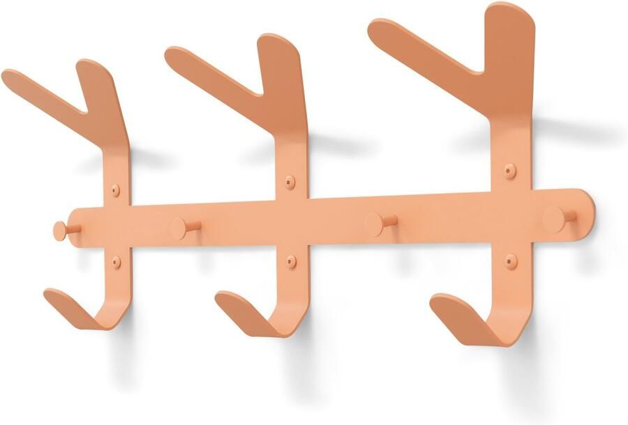 Spinder Design kapstok Frondo Clay Terra 9 haken Staal