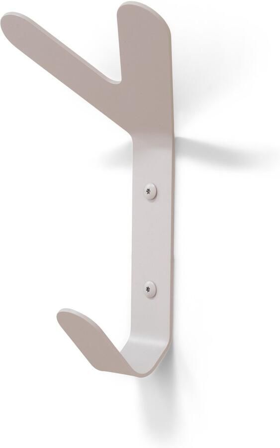 Spinder Design kapstok Frondo Haak Silky Taupe 3 haken Staal