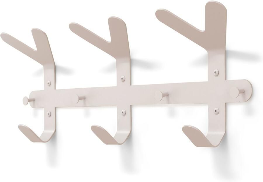 Spinder Design kapstok Frondo Silky Taupe 9 haken Staal